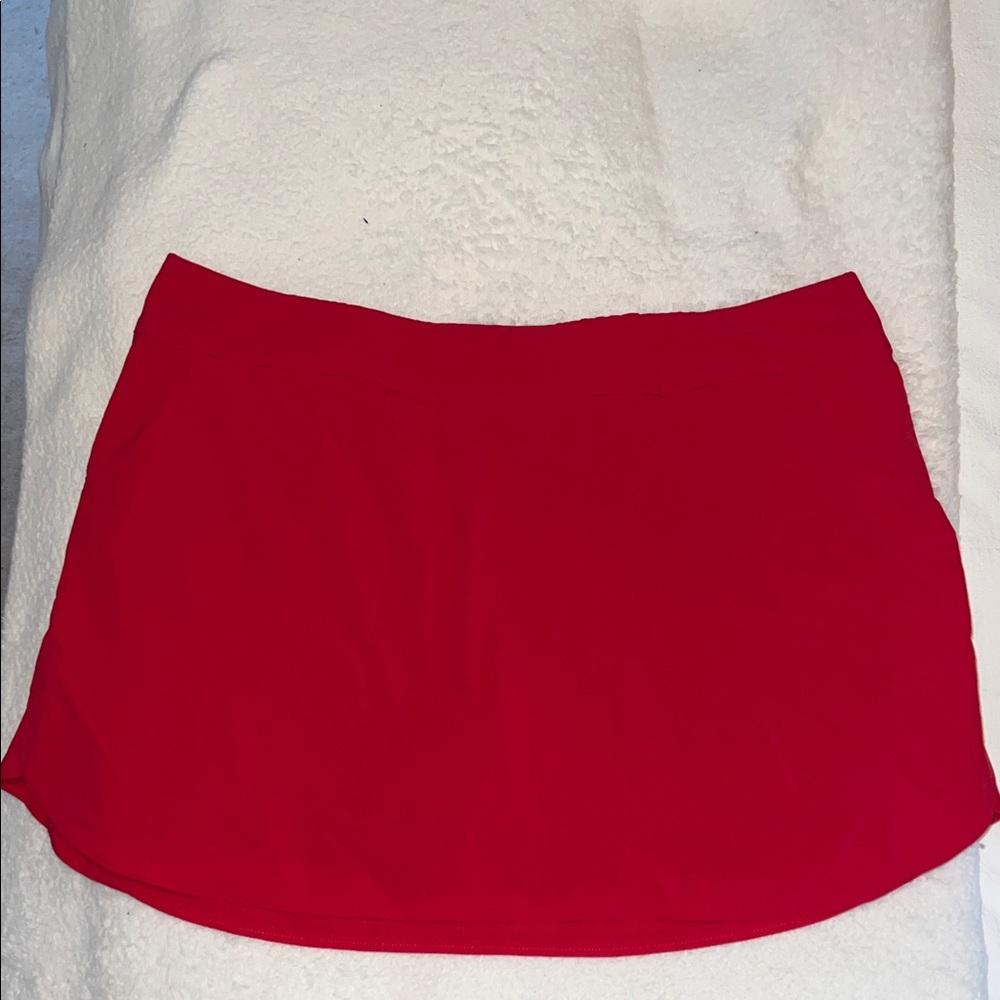 Outdoor Voices Vibrant Red running skort
